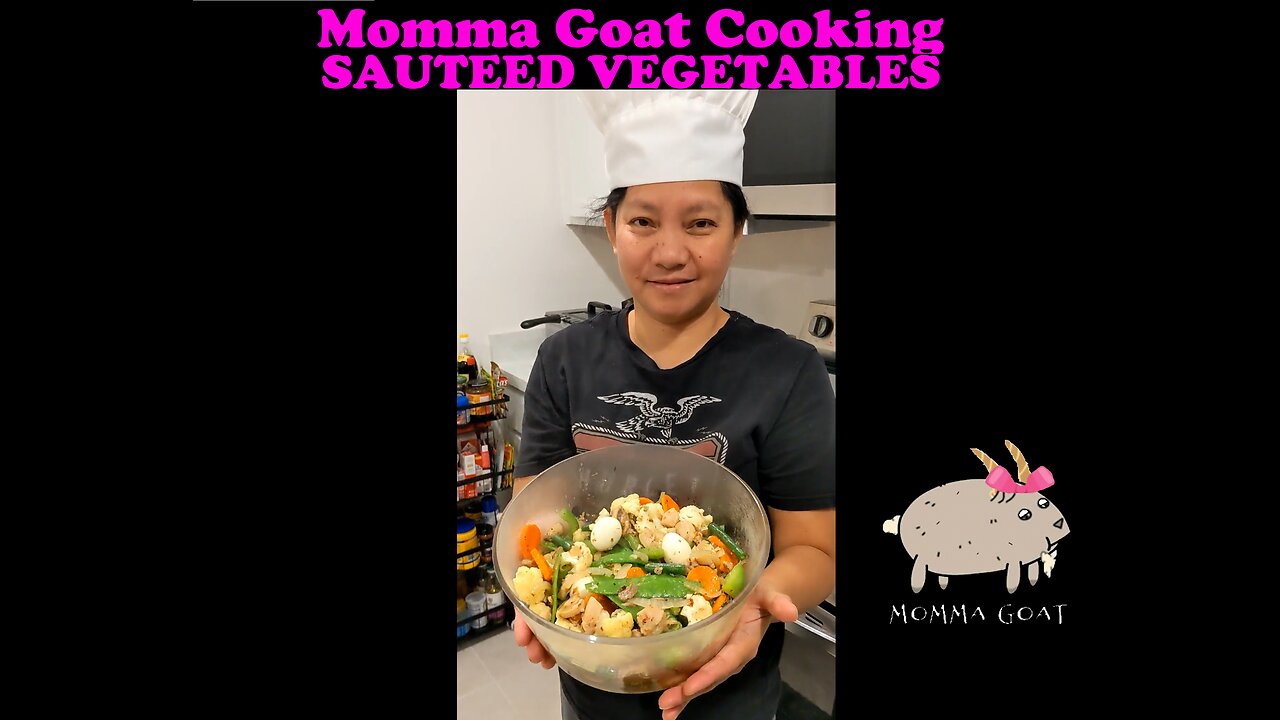 Momma Goat Cooking - Sautéed Vegetables w/ Quail Eggs - Healthy #food #cookwithmelive #recipe