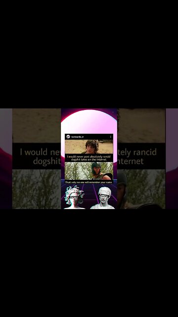 THATS WHY NO ONE WILL REMEMBER YOUR NAME