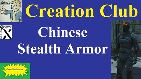 Fallout 4 - Creation Club: Chinese Stealth Armor