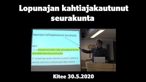 Lopunajan kahtiajakautunut seurakunta