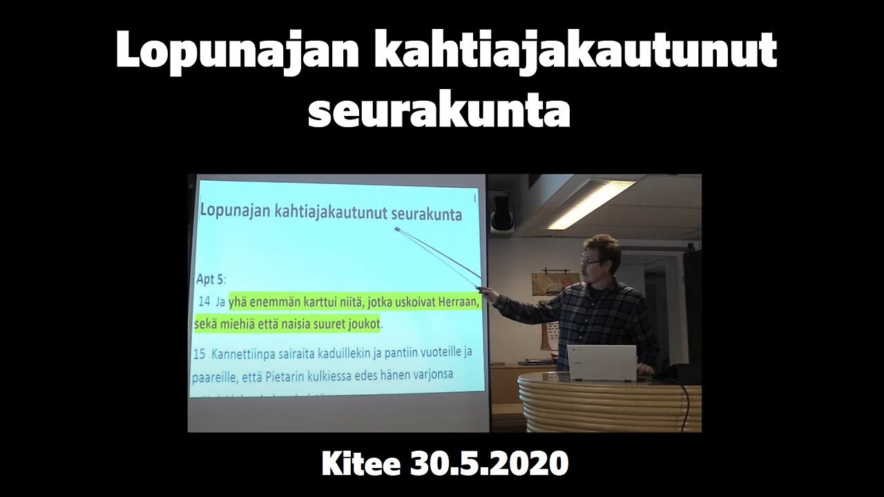 Lopunajan kahtiajakautunut seurakunta