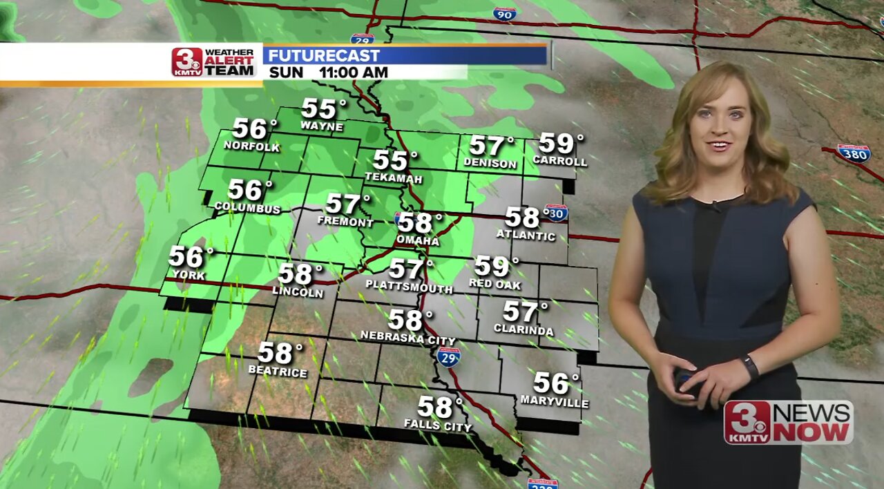 Audra's Sunday Forecast