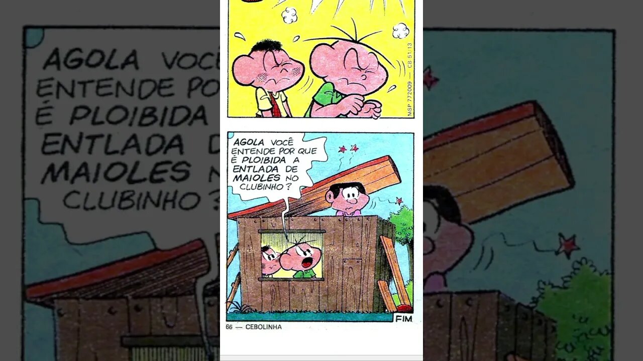 Cebolinha [Pause o Vídeo Caso Não Consiga Ler]