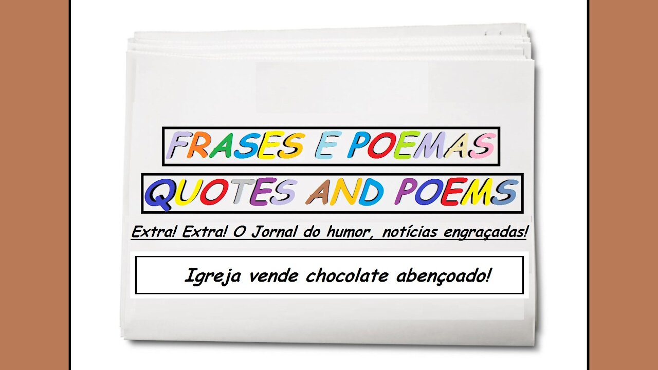 Notícias engraçadas: Igreja vende chocolate abençoado! [Frases e Poemas]