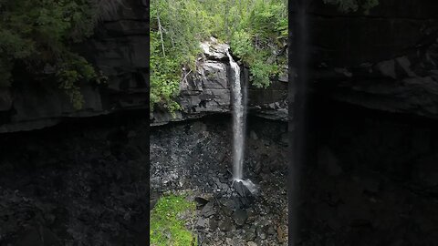 Lomond Sinkhole Waterfall, Newfoundland And Labrador Canada