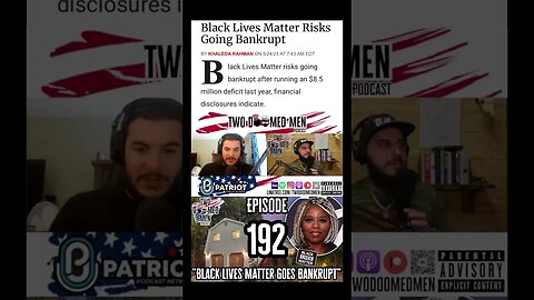 Black Lives Matter was a scam