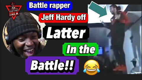 Battle rapper JUMPS OFF LATTER like Jeff Hardy in THE MIDDLE OF THE BATTLE.. 😂😂😂 I’m done!!!