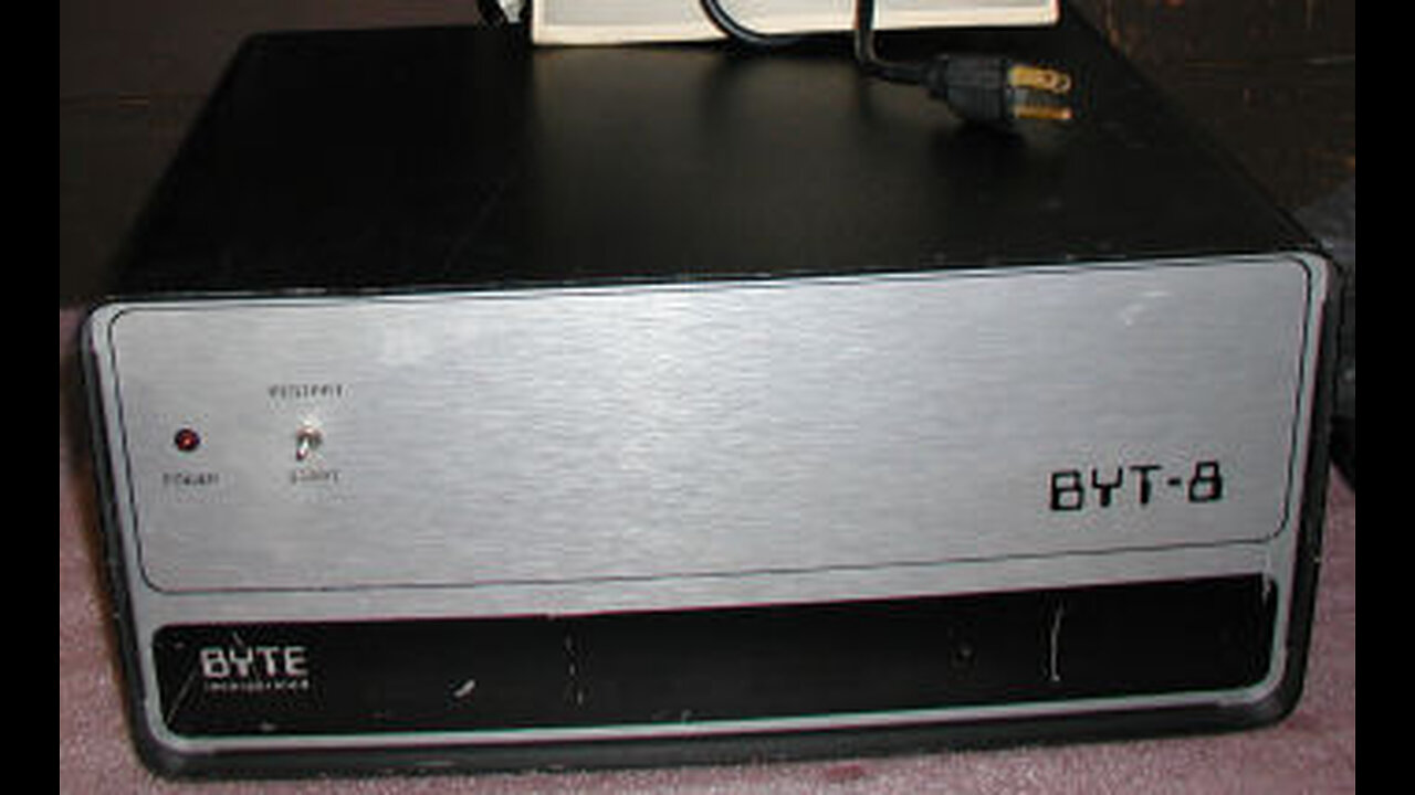 BYTE: BYT-8 Olson 8080 MicroComputer - 1975/6