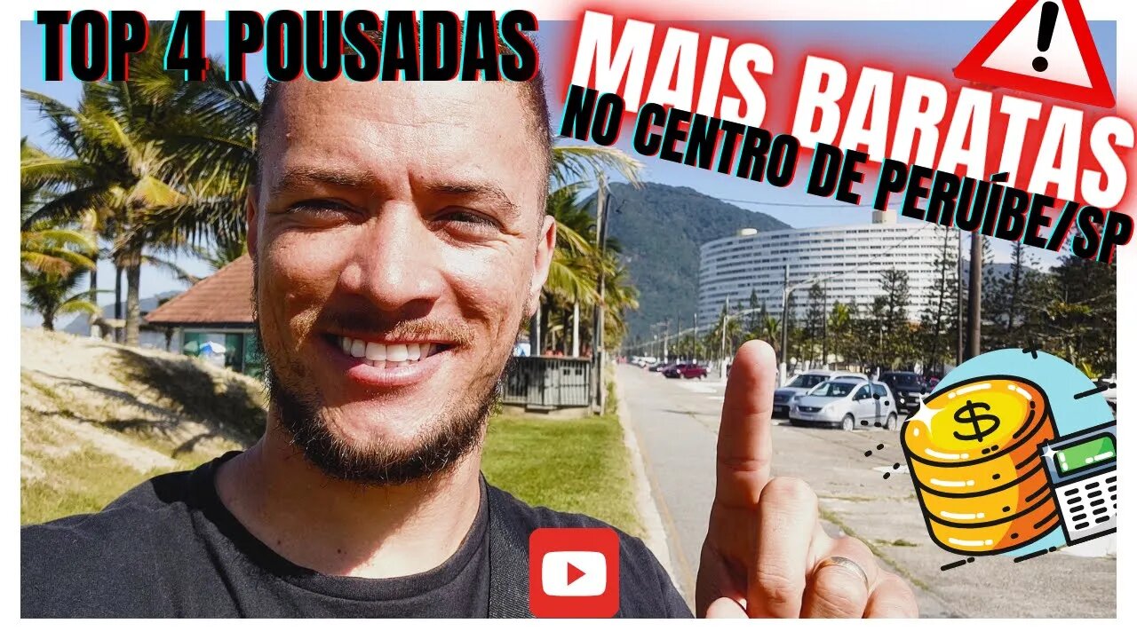 TOP 4 POUSADAS MAIS BARATAS NO CENTRO DE PERUIBE LITORAL SP / LUGAR PARA RELAXAR NO LITORAL DE SP