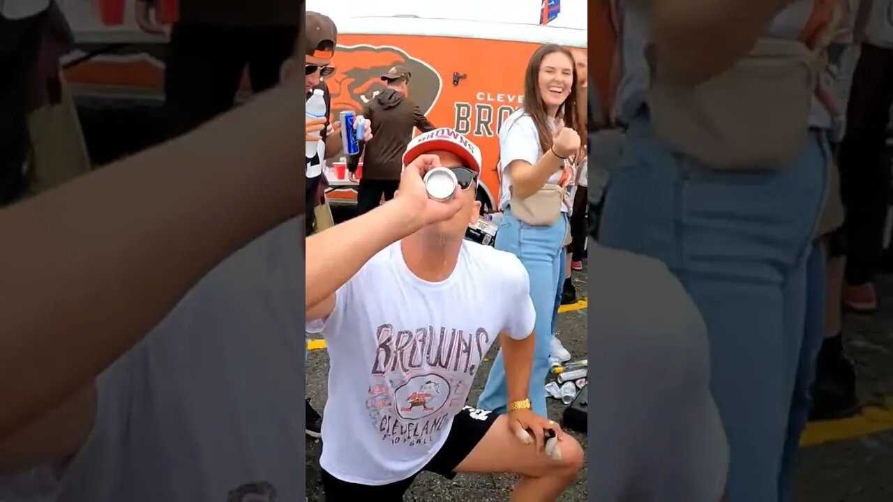 Dance Off!! #nfl #clevelandbrowns #cleveland #tailgate #breakdance #brownstown #tailgating #browns