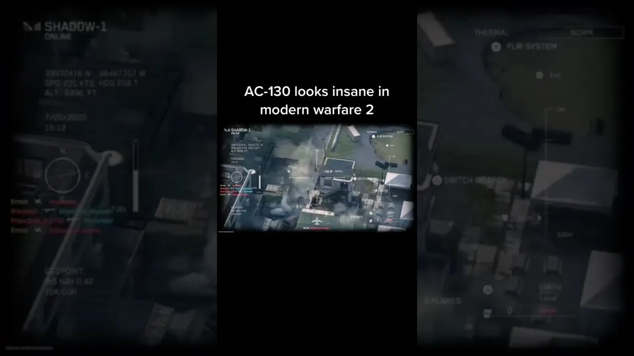 AC-130 on the new MW2 looks insane