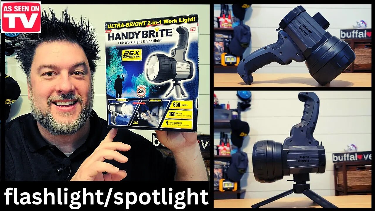 🔦 Handy Brite Ultra Bright 2-in-1 work light. Work Light and Spotlight combo [480] 🔦