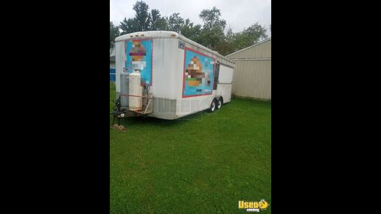 Kitchen Food Concession Trailer with Pro-Fire Suppression for Sale in Michigan!