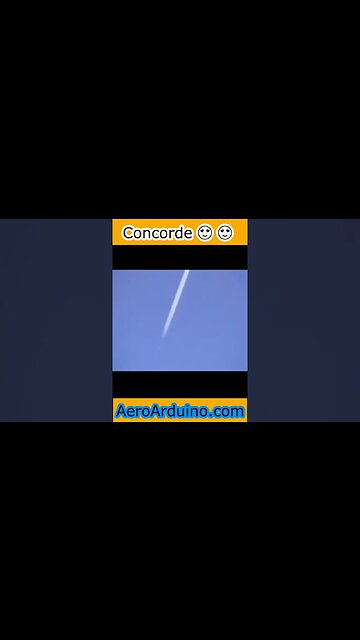 Suddenly Concorde Breaks Sound Barrier #Flying #Aviation #AeroArduino