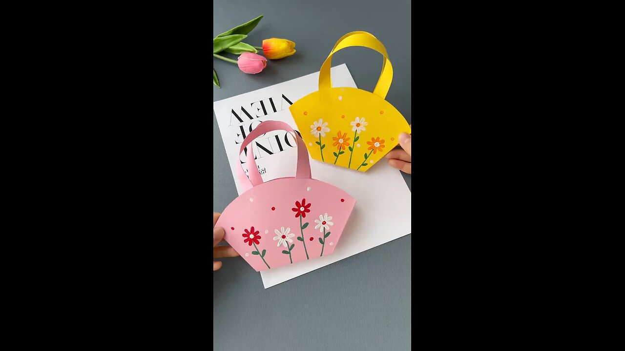 orgami paper bag diy paper craft