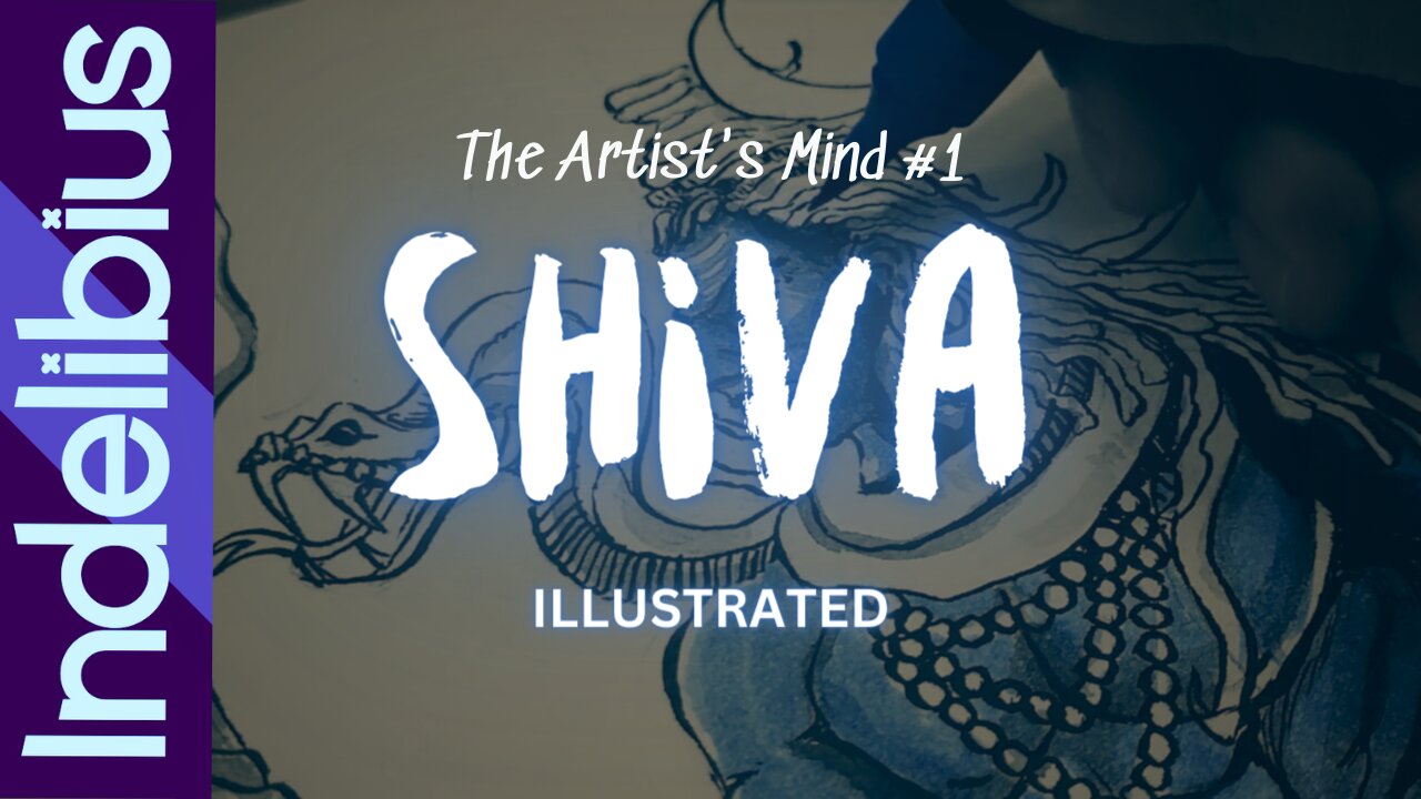 How to Draw LORD SHIVA - Illustration process Timelapse | Speed-painting