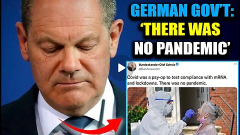 German Gov’t Admits There Was No Pandemic! Are we Surprised??