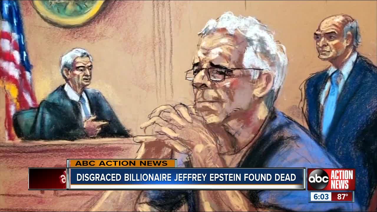 Jeffrey Epstein dies by suicide in jail cell, feds suspect no foul play