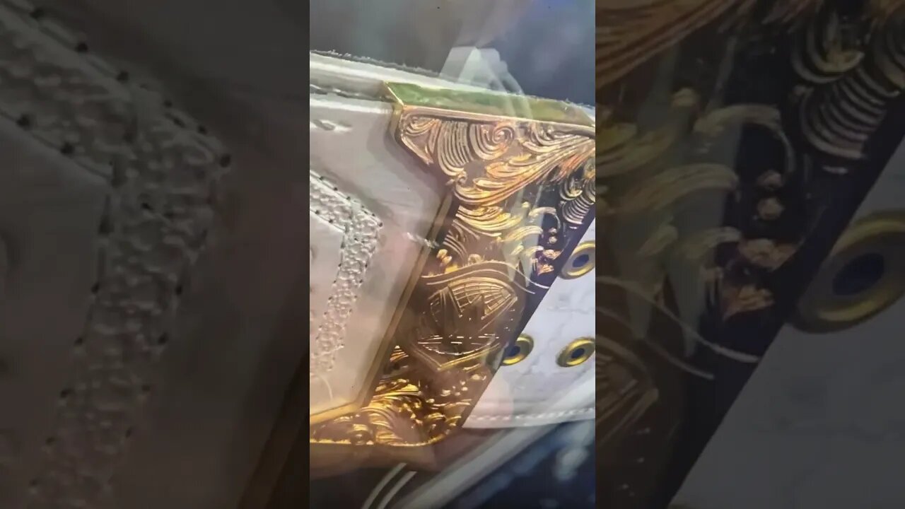The Belt Tip On The New WWE World Heavyweight Title Is Unbelievable! #shorts