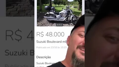 Suzuki boulevard M800 a 48 pila não dá papai #shorts