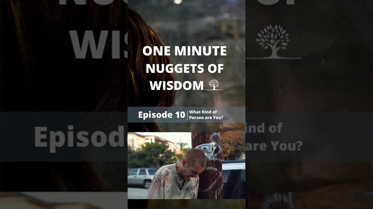 One Minute Nugget of Wisdom Episode 10 part 1 #shorts