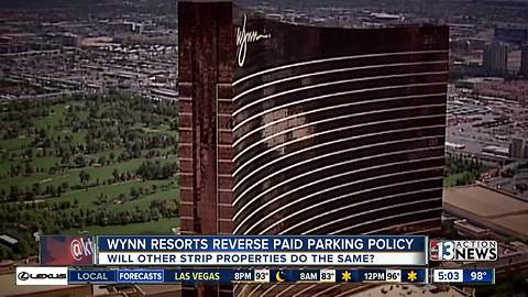 Wynn Las Vegas announces free parking for patrons