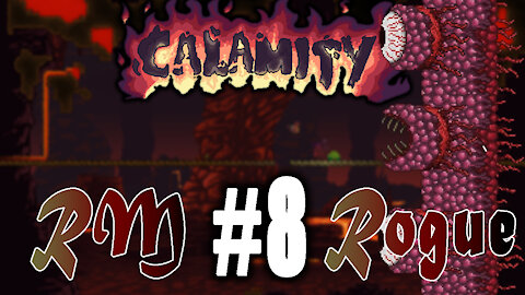 Exploring Abyss + Wall Of Flesh! |Terraria Calamity Rogue Revengeance playthrough episode 8