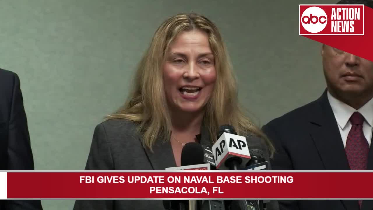 FBI gives an update on the Pensacola NAS shooting