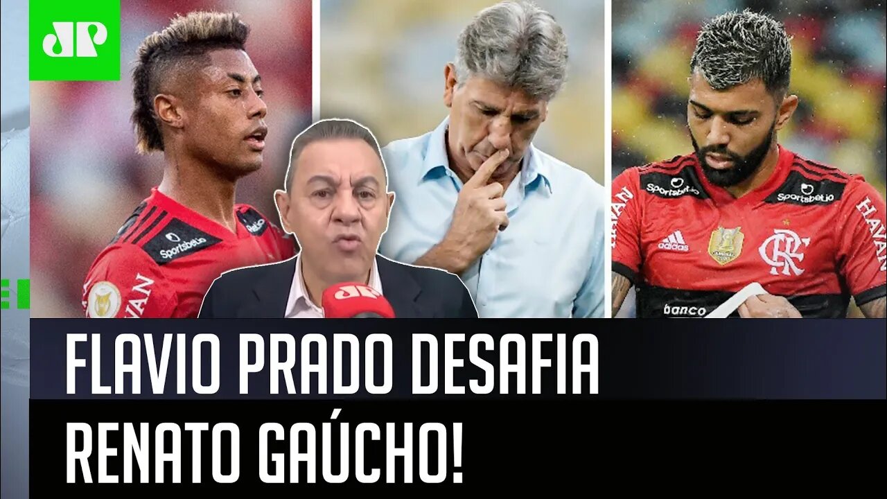 "O Renato Gaúcho FALA MUITO! AGORA eu QUERO VER se ele..." Flavio Prado POLEMIZA sobre o Flamengo!