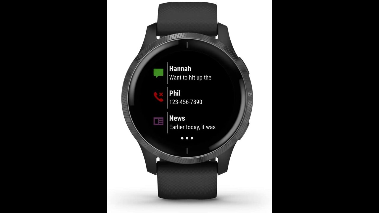 Garmin 010-02173-11 Venu, GPS Smartwatch with Bright Touchscreen Display, Features Music, Body...