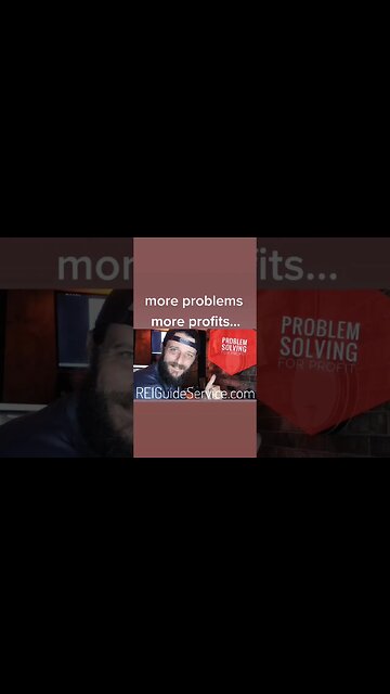 I problem solve for profit.