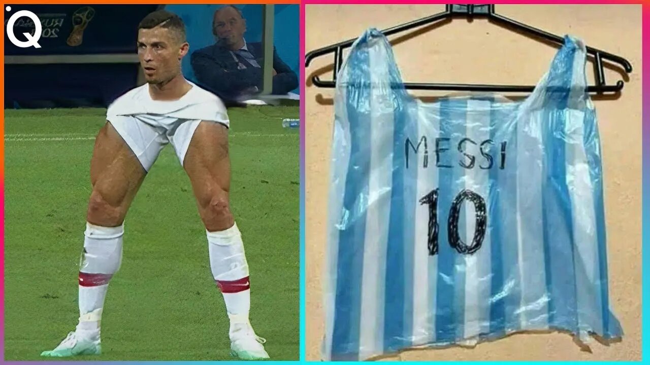 The best art of Ronaldo and Messi that you have not seen