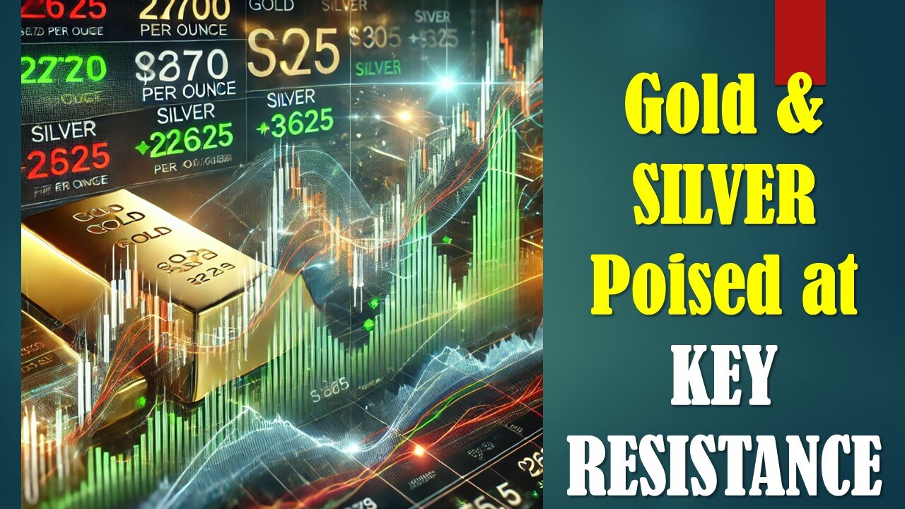 Gold and Silver poised at KEY RESISTANCE levels