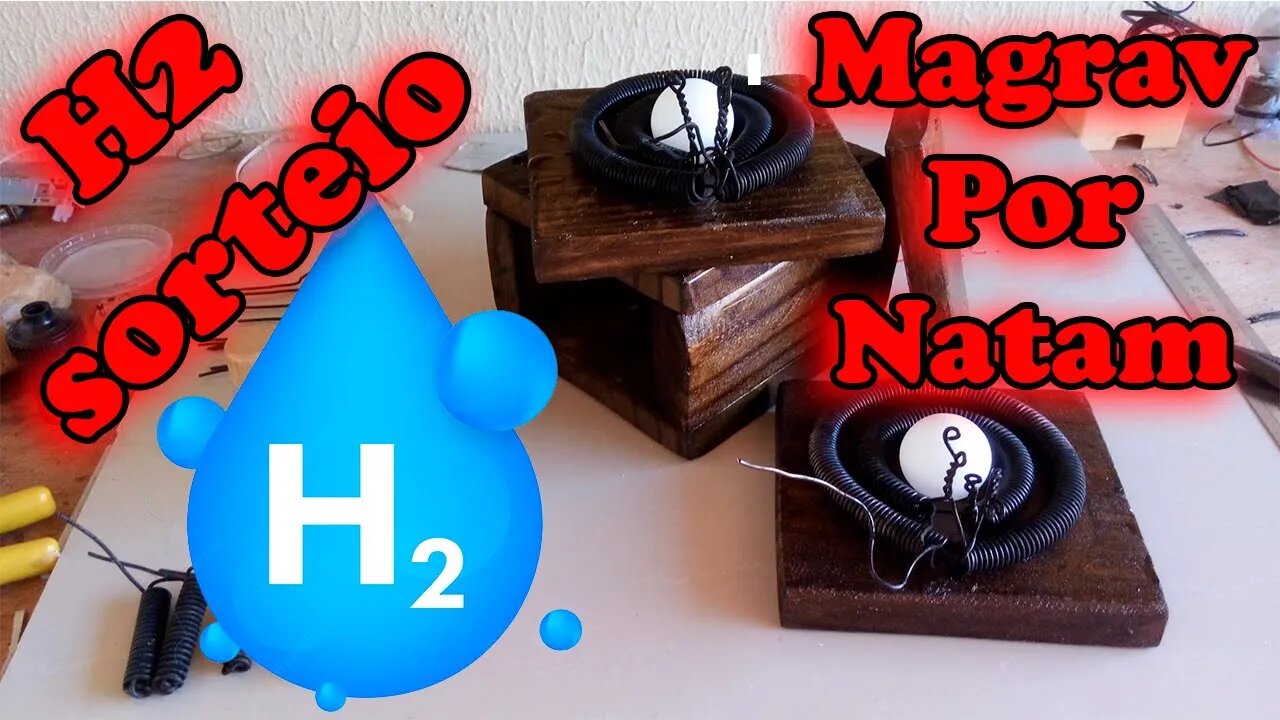 Magrav gerador de elétrons com Natam. Sorteio H2!!!