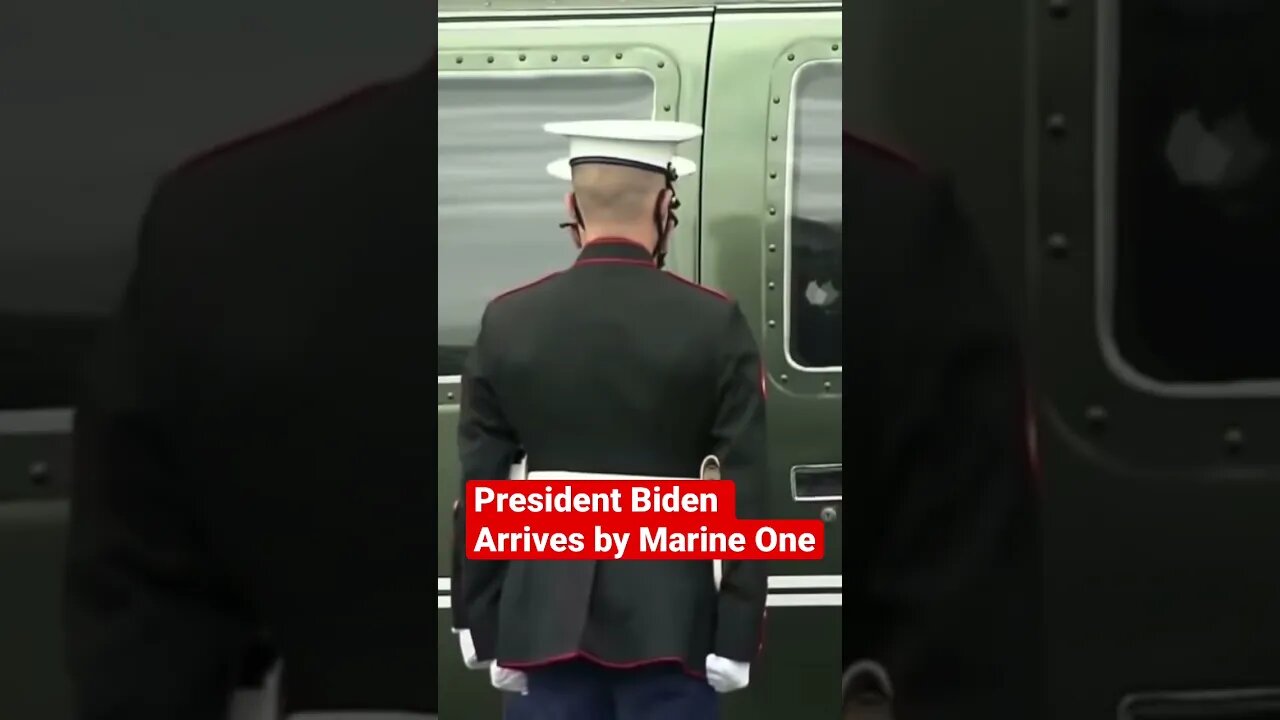 President Biden Arrives by Marine One #PresidentBiden #MarineOne #USMarines #Biden #shorts