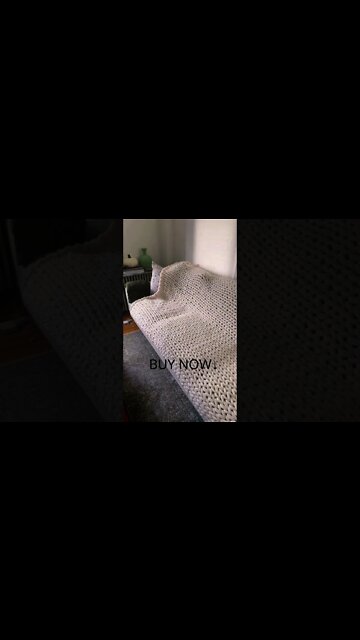 Chunky Knit Blanket #shorts