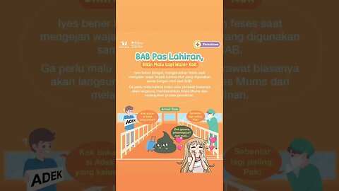 kebelet BAB saat lahiran ni ya