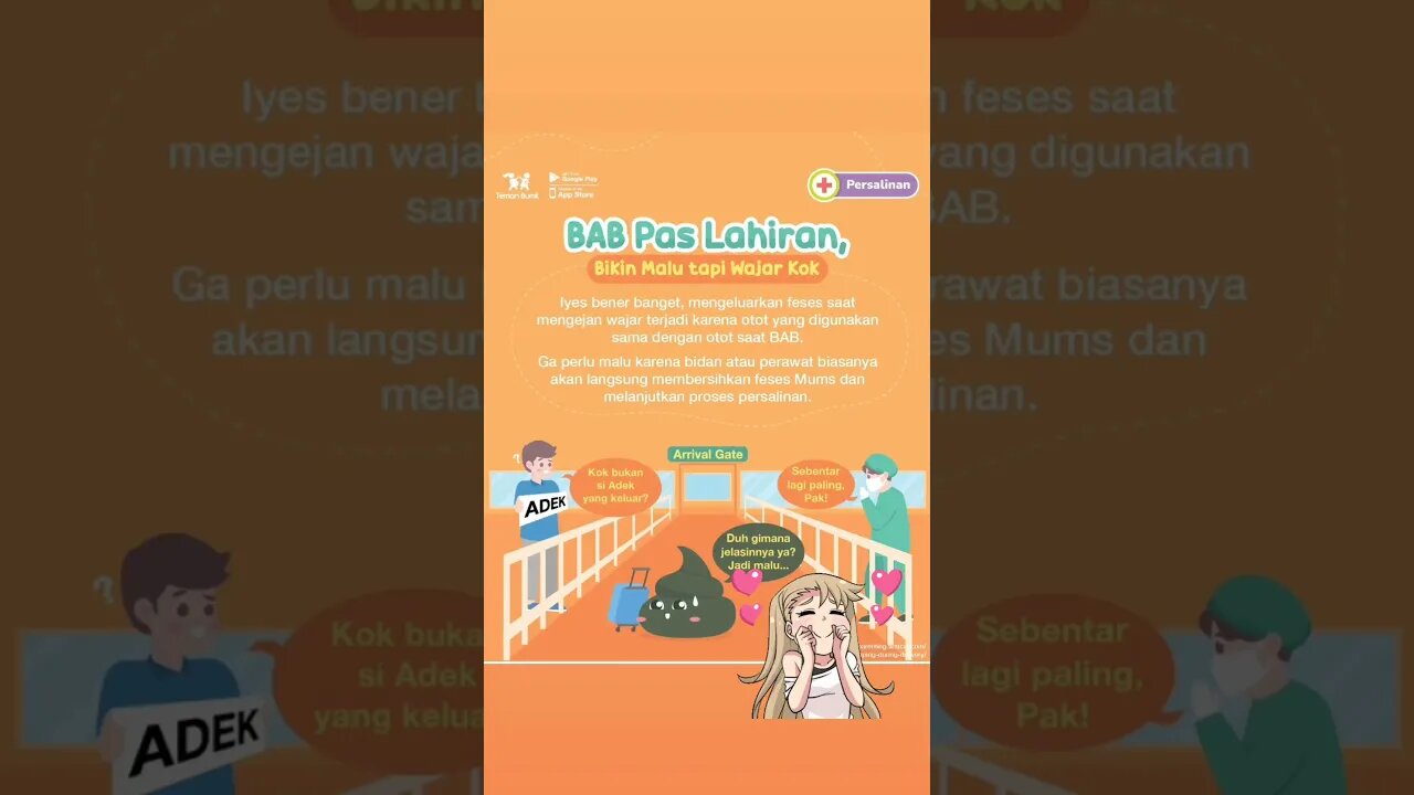 kebelet BAB saat lahiran ni ya