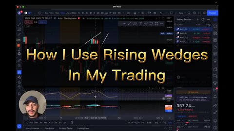 How I Use Rising Wedges in my trading!!