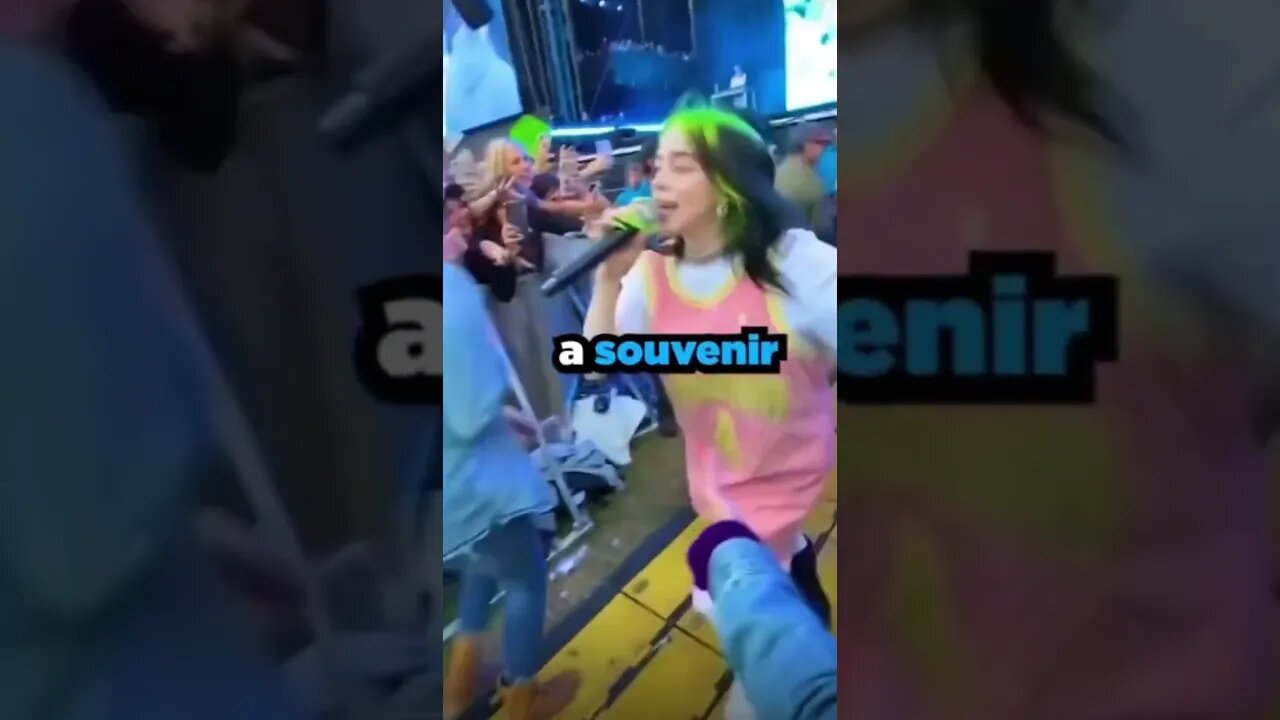 billie eilish started taking her clothes off in front of her fans