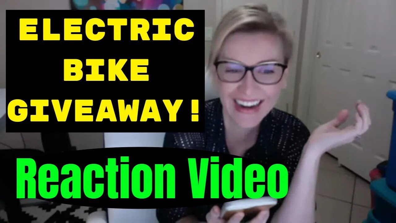 Electric Bike Giveaway Reaction!