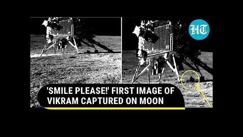 Chandrayaan-3: Pragyan Rover Clicks First Image Of Vikram Lander At Shiv Shakti Point | Watch