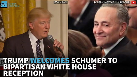 Trump Welcomes Schumer To Bipartisan White House Reception