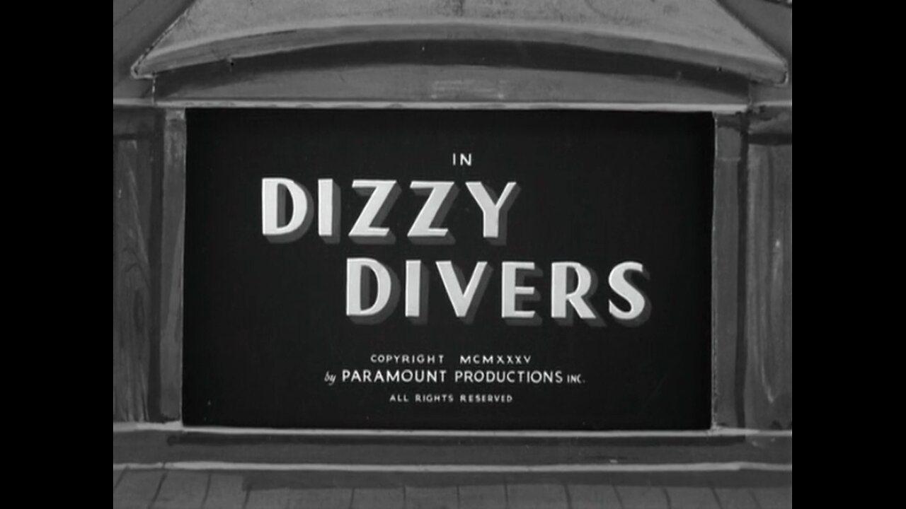 Popeye The Sailor - Dizzy Divers (1935)