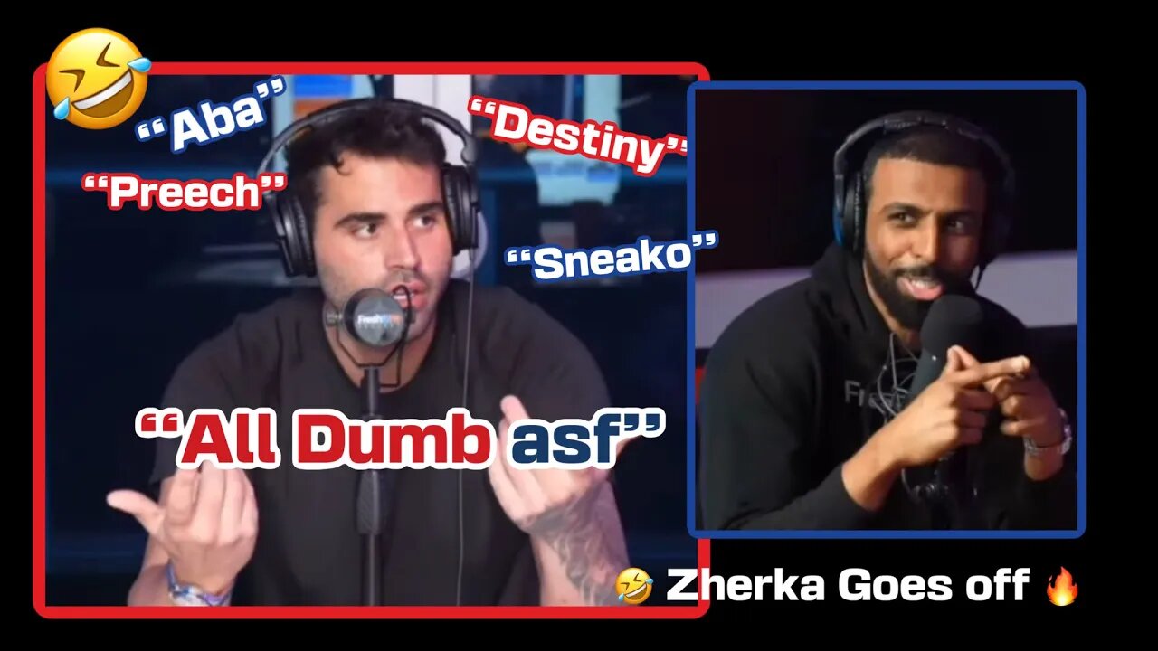 💥Zherka Goes off about @AbaNPreach 🤣 *funny asf* #freshandfit #myrongaines #jonzherka #viral