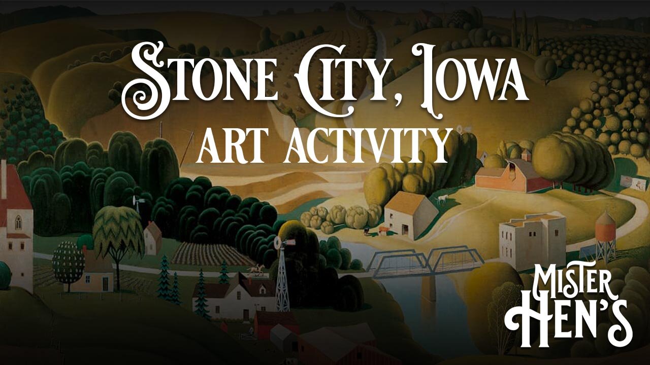 1.3A Stone City, Iowa by Grant Wood Art Activity