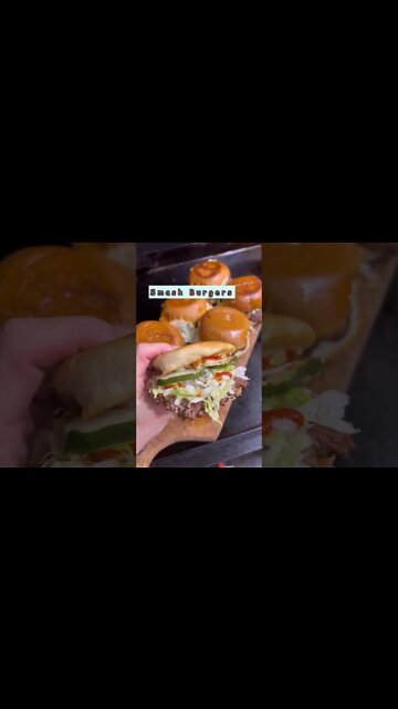 Smash Burgers on the Blackstone #Shorts