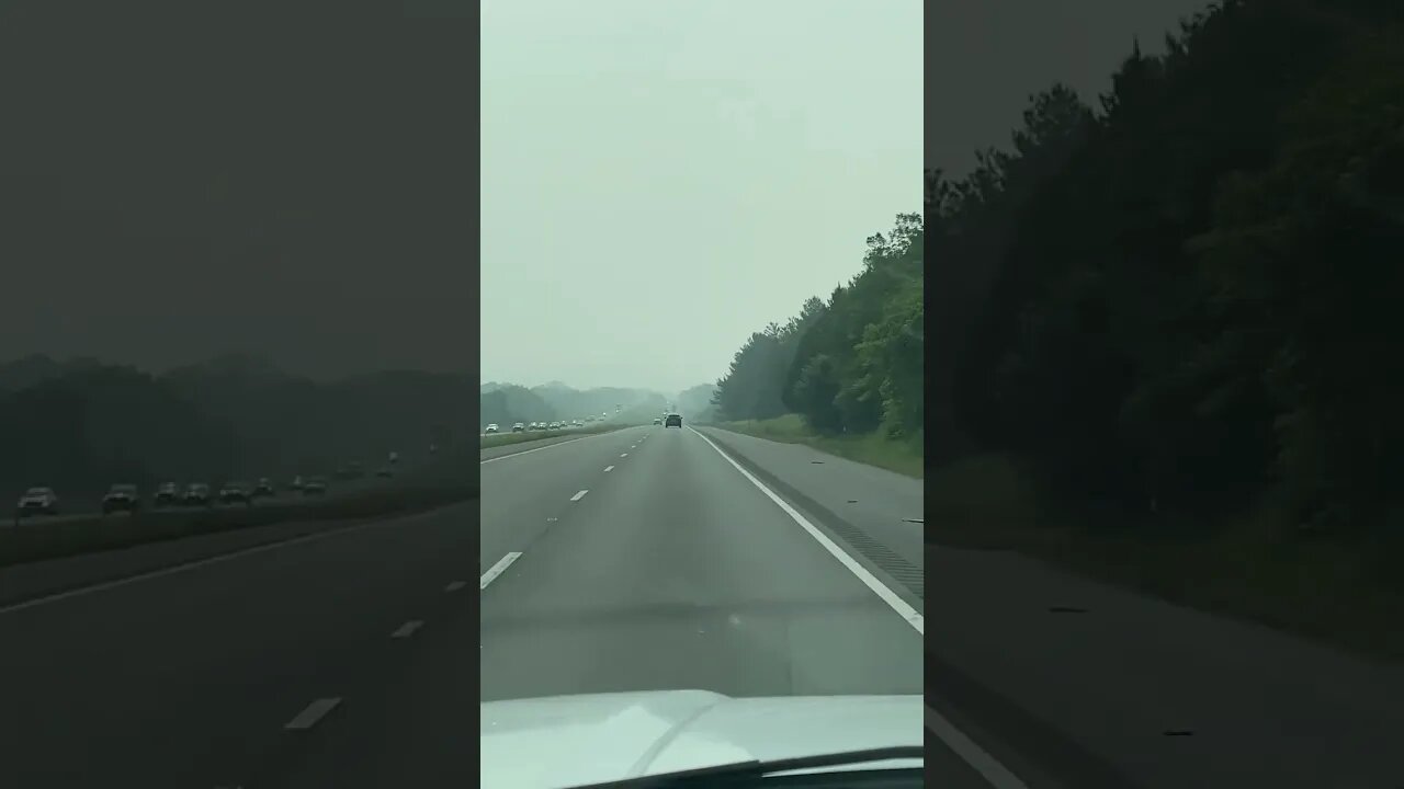 Smokey near Manassas, VA. | #smoke #haze #canadianwildfires #summer