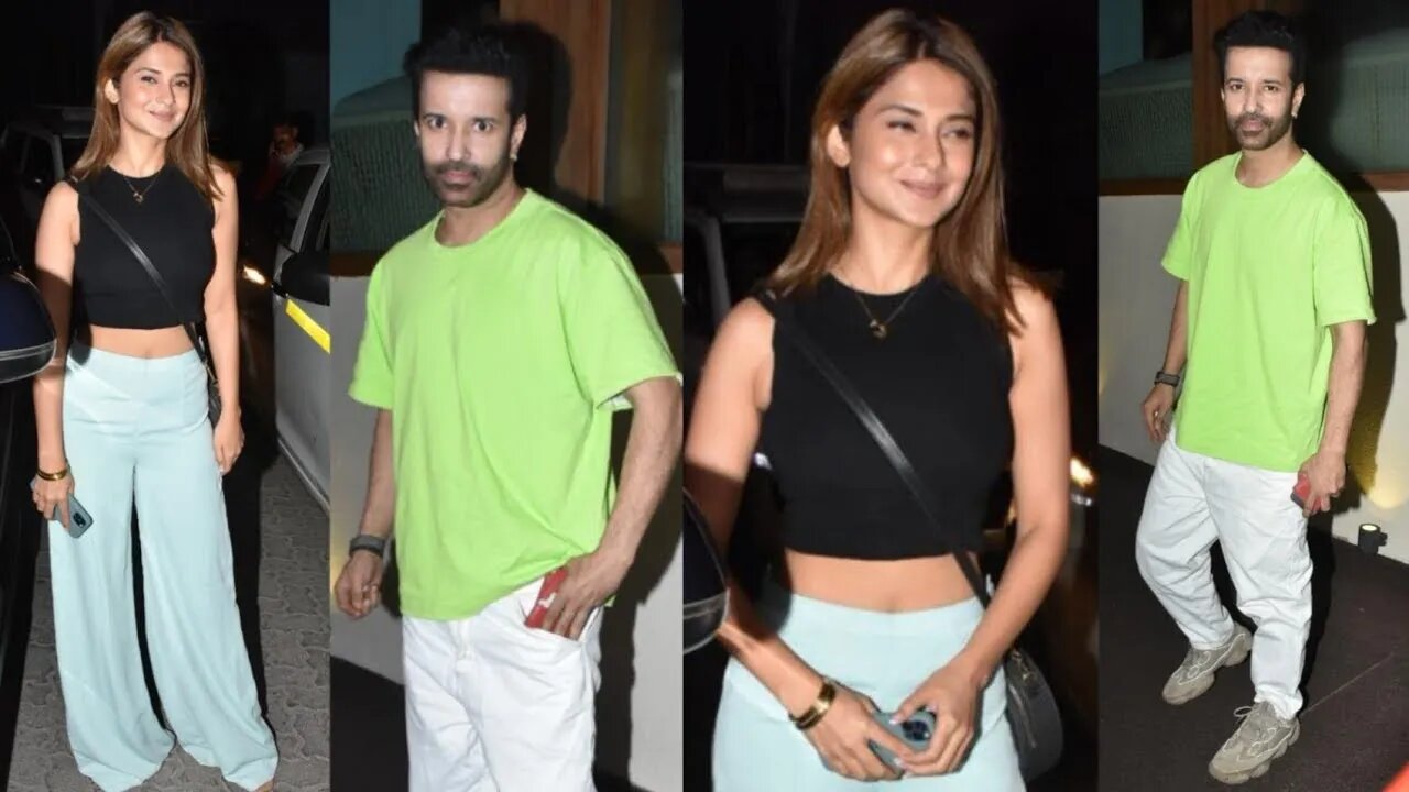 Jennifer Winget & Amir Ali Spotted at Worli Bastin for Captain Rohit Sharma's Pre Birthday Party 🤩🔥📸