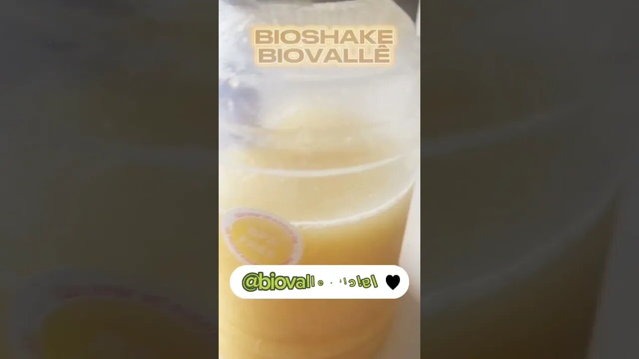 BioShake de Banana Verde com Manga 🥭 - #biomassa #naturefoods #biovalleoficial